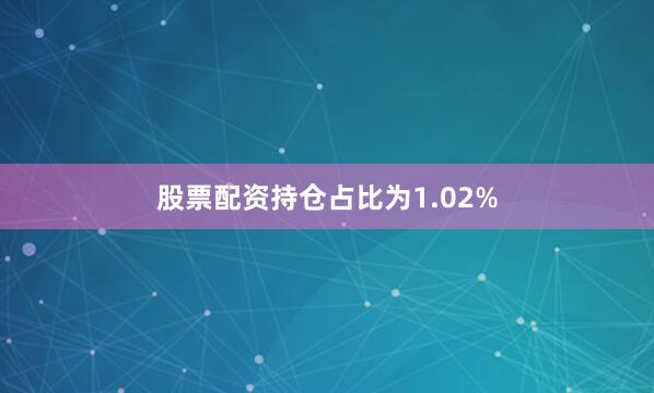 股票配资持仓占比为1.02%